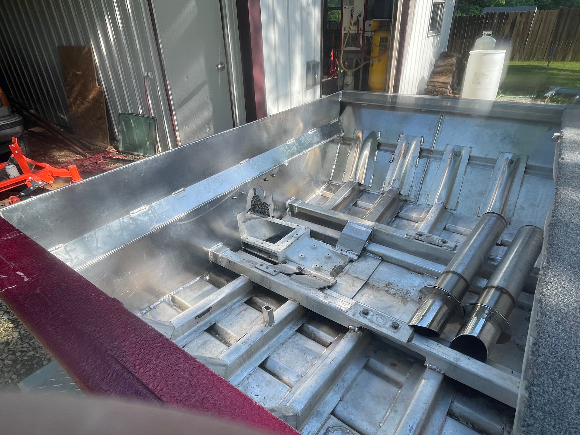 Gallery photos for Shoal Runner Rebuild - Transom Relocation and Full Rear Structure Repair: Image #3