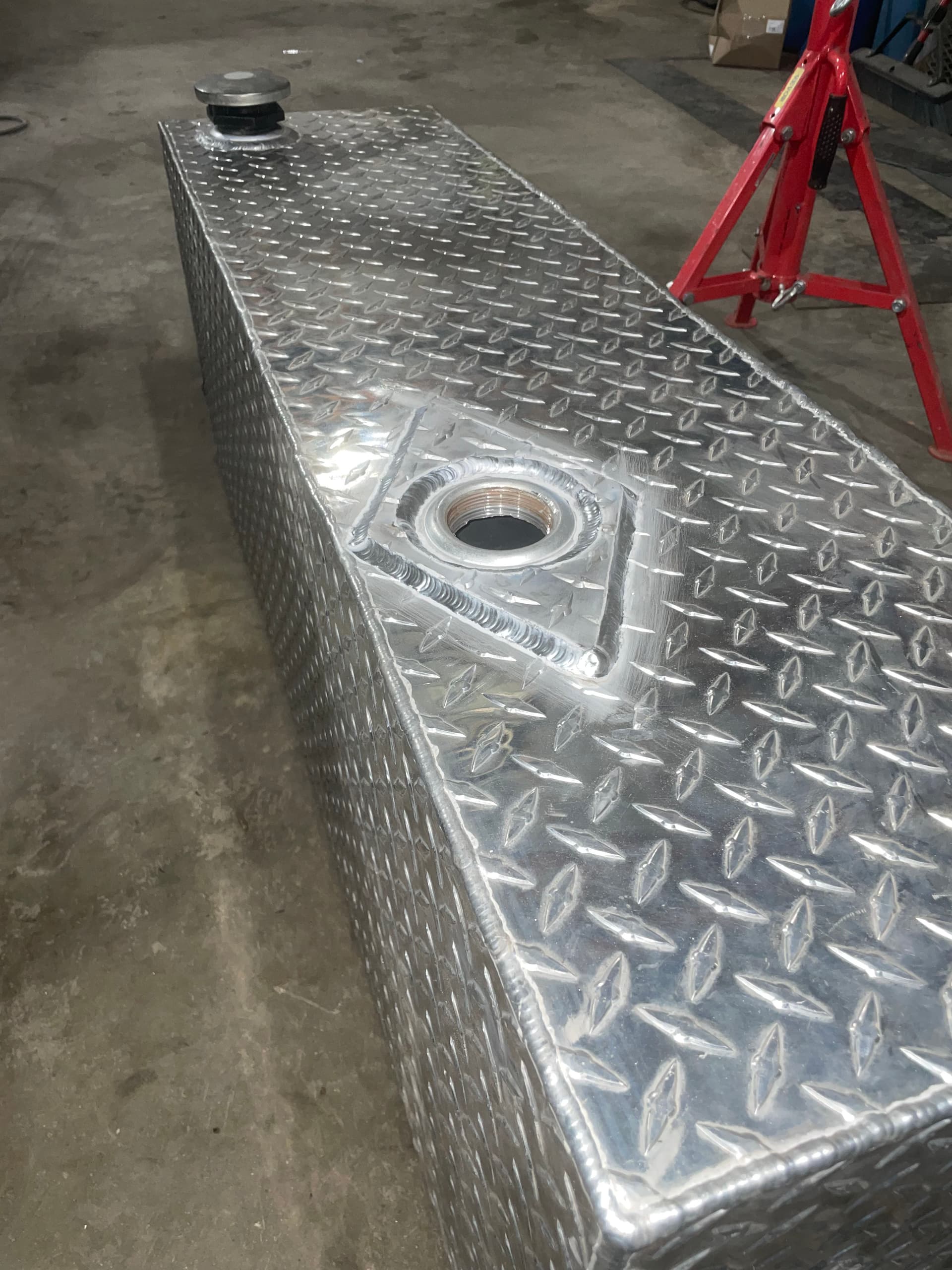 Gallery photos for TIG-welded auxiliary fuel tank repair that's built to last: Image #1