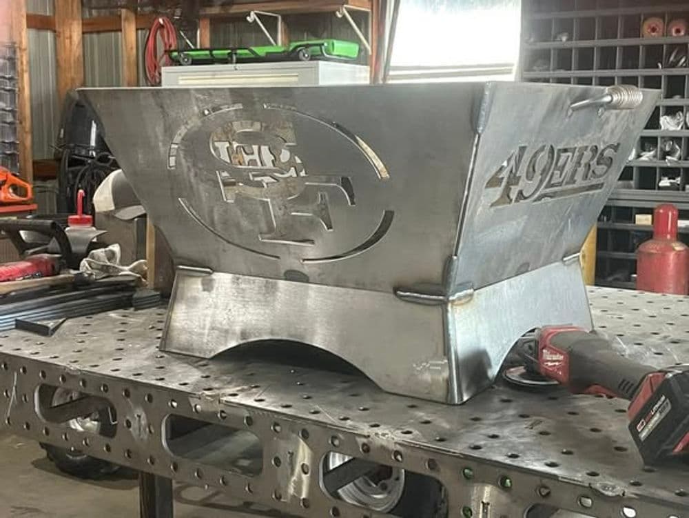 Project Custom Steel Fire Pits Burned In and Ready for Fall image