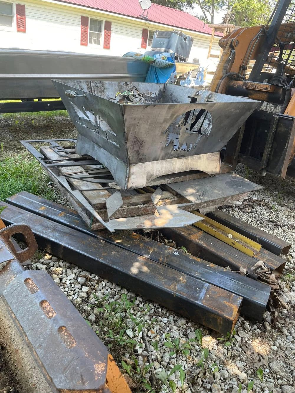 Custom Steel Fire Pits Burned In and Ready for Fall