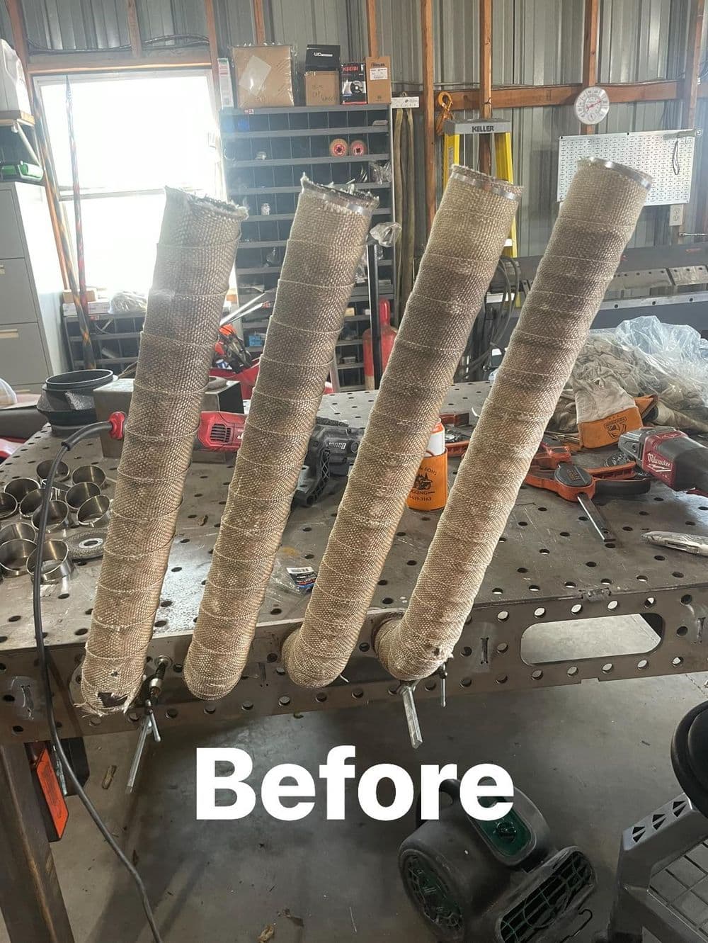 Custom Exhaust Fabrication for a Race Boat Build in St James MO