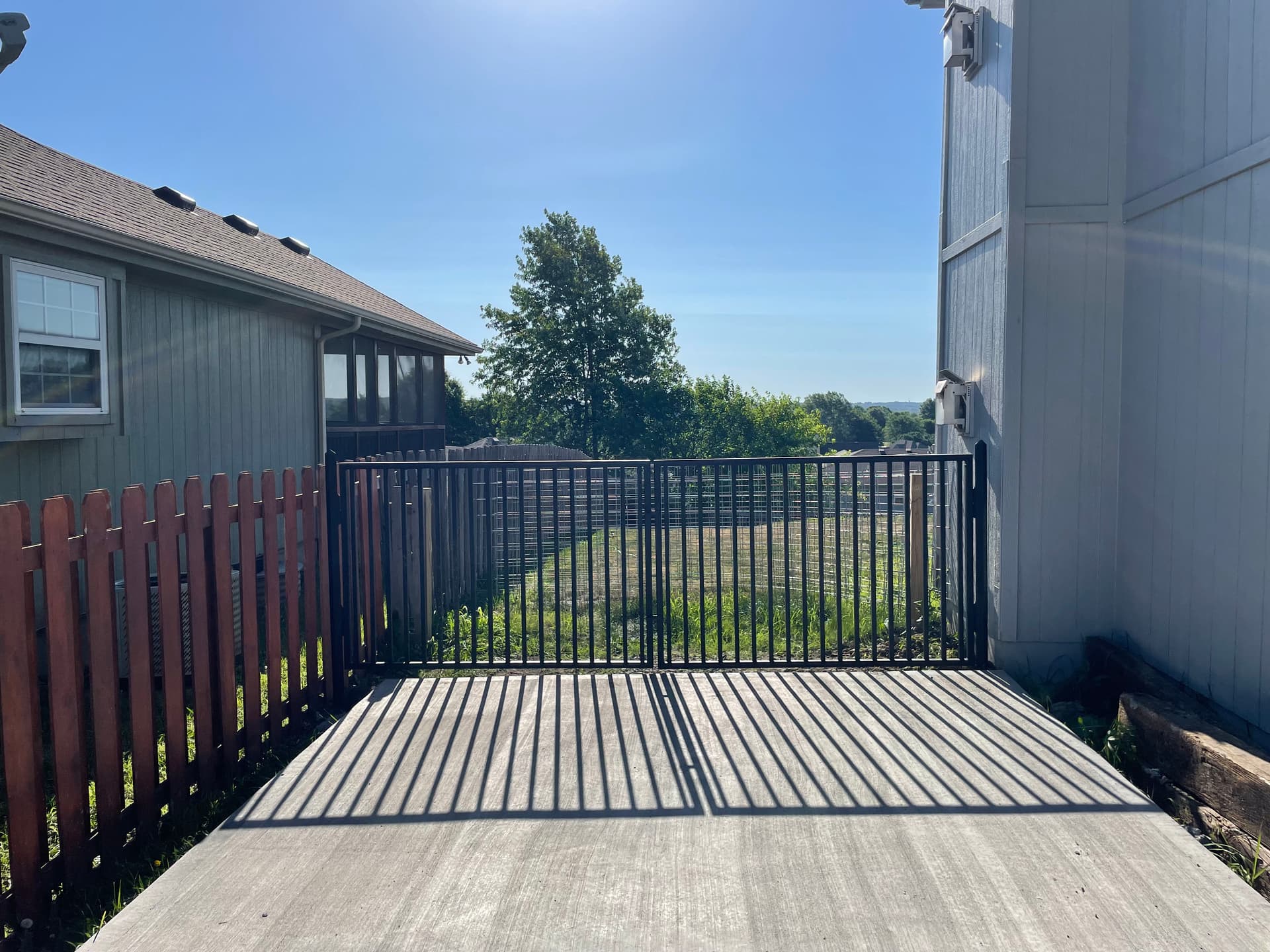 Custom Double Gate Built for Security and HOA Approval image
